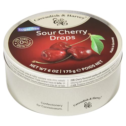 Cavendish & Harvey Sour Cherry Drops - 175 gm, Pack of 1 - Germany