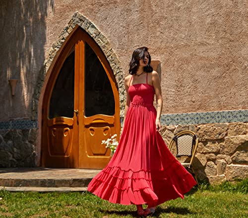 Image of R.Vivimos Womens Summer Boho Sexy Backless Long Dresses