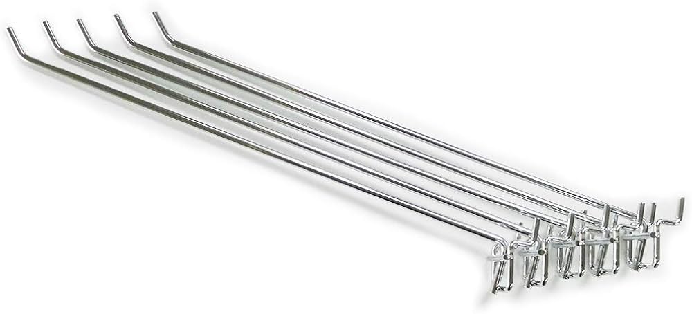 Amazon | 有孔ボードフック パンチングボードフック T型 25cm 250mm