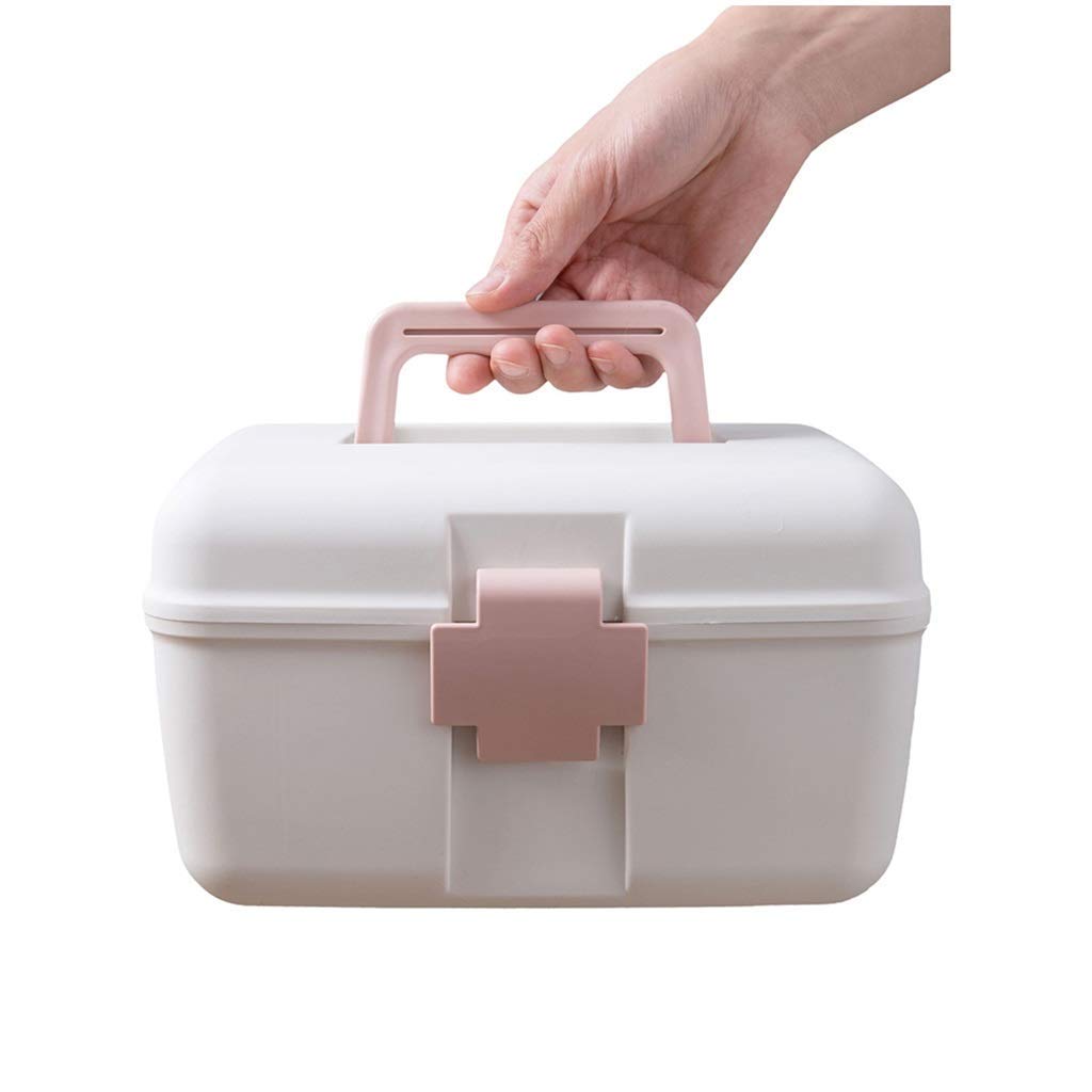 COOLBABY Multi-layered Large Family First Aid Kit Box Medicine Medical Storage Box Medical Plastic Gathering Organizer Box