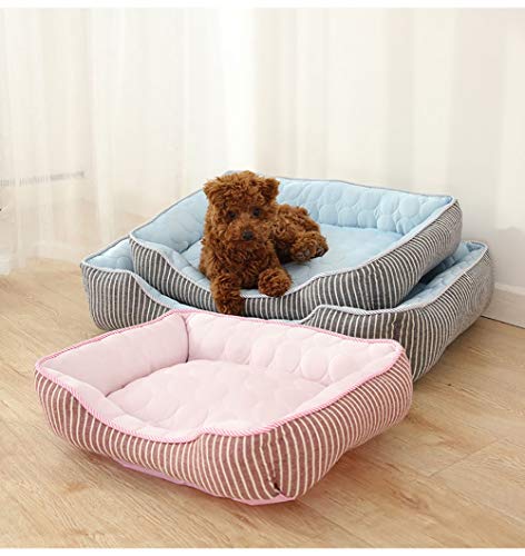 lovecabin Sommer Hundebett Kühlkissen Kühlmatte Kühlbett Für Hunde EIS Seide rutschfeste Für Zuhause Unterwegs Oder Im Auto