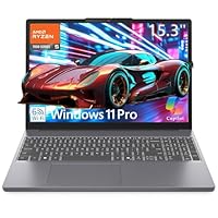 Lenovo 15" Gaming Laptop Computer, AMD Ryzen 5 7535HS (Beat i7-11800H), 40GB DDR5 RAM, 1TB PCIe SSD, Radeon 660M, FHD+ Copilot AI PC, WiFi 6, Bluetooth 5.3, Type-C, HDMI, Luna Grey, Windows 11 Pro