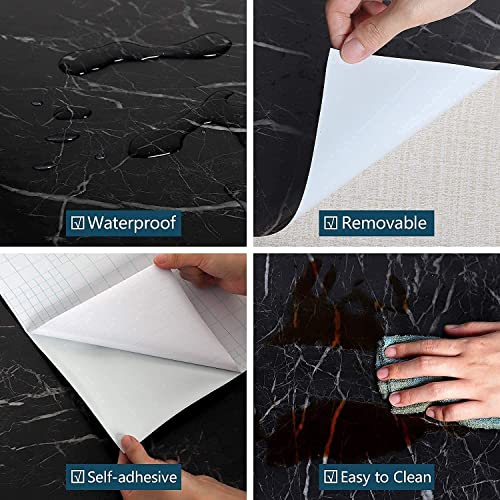 Image of Barebeauty 60 x 200 cm Kitchen Wallpaper, Self Adhesive Oil Proof Waterproof Wall Sticker for Kitchen, Anti-Mold Heat Resistant Backsplash Wall Covering (Pack of 5, 64.6 Sq. Ft. Approx)