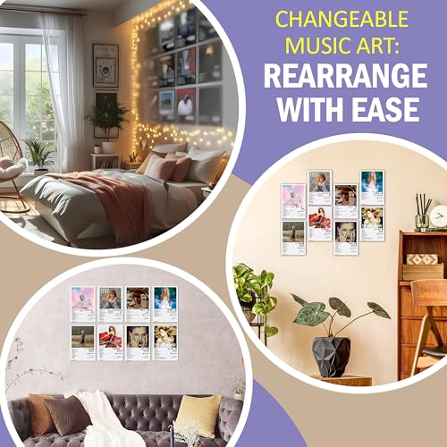 Image of WONDER HUB Wall Posters 8x12 inch (A4 Size) Included Self Adhesive on Back Wall Decor Posters Wall Art For Bedroom, Living room, Office, Dining Room (Taylor2)