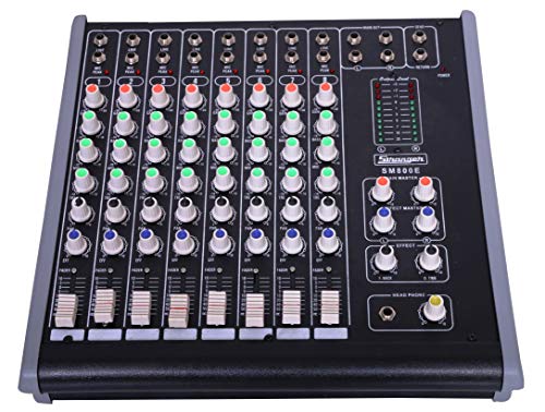 Image of Stranger SM800E- 8 Channel Audio Mixer With Digital Echo