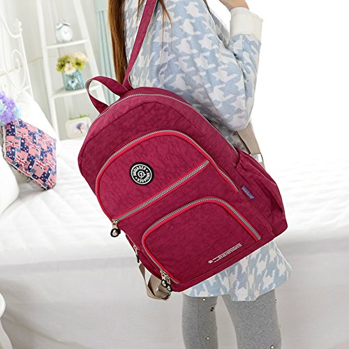 Sac à bandoulière et sac d'école loisirs double épaule en toile de lin lavé