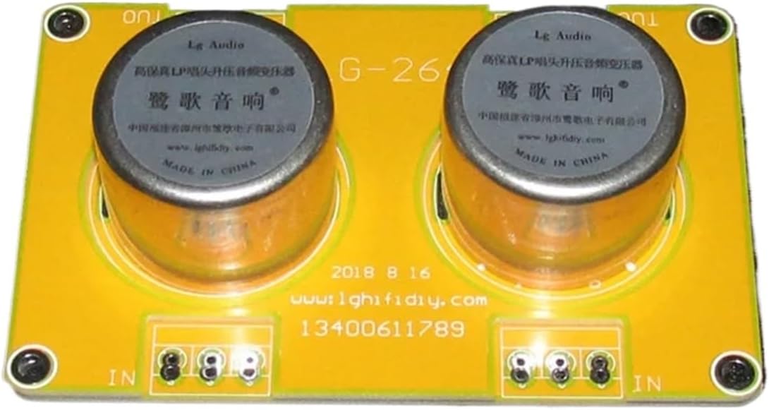 15 Times 20Hz ～ 67KHz -1.2DB Wide-Band Booster permalloy MC Vinyl Phono Step-up Transformer, Suitable for Phono Within 100Ω(1 time Shielding)