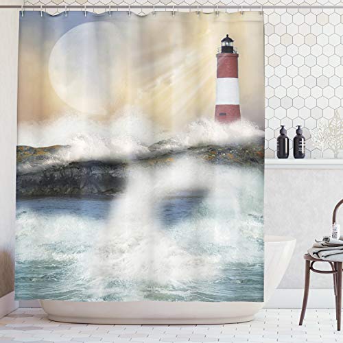 Lighthouse Shower Curtain The Best Amazon Price In Savemoney Es