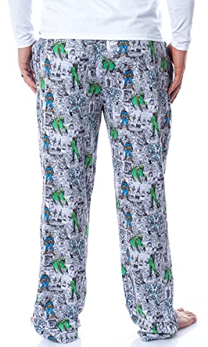 Marvel Mens' Comic The Avengers Villain Vintage Comic Sleep Pajama Pants4