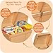 Badger Basket Barrel-Top Wooden Toy Chest - Hardwood Storage Trunk with Safety Hinge, Handle Slots, Spacious Interior - Classic Organizer for Kids' Rooms - Natural
