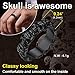 ChainsProMax Skull Ring Black Rings for Men Fashion Steampunk Gothic Ring Size 9 Biker Rings for Men