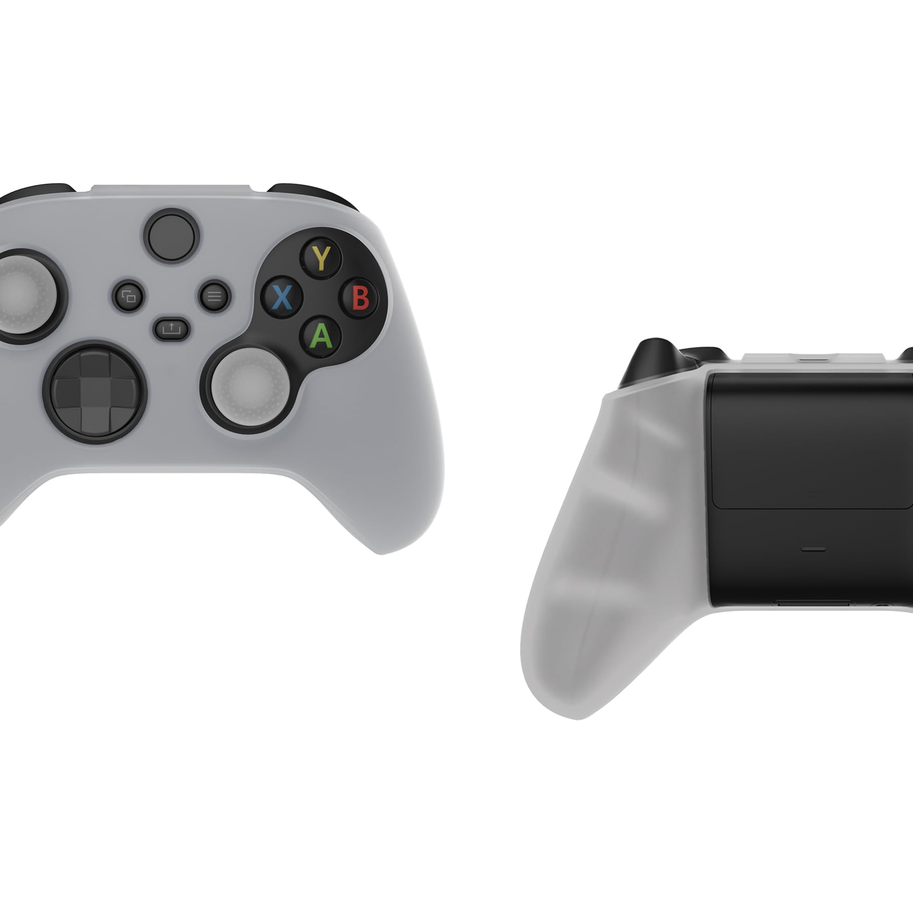 PlayVital Silikon Hülle für Xbox Series X & S Controller,Case Anti-Rutsche Schutzhülle Hülle Griffe Skin Weiches Gummi Grips für Xbox Series X & S Controller(Glühen im Dunkeln-Grün) - 5