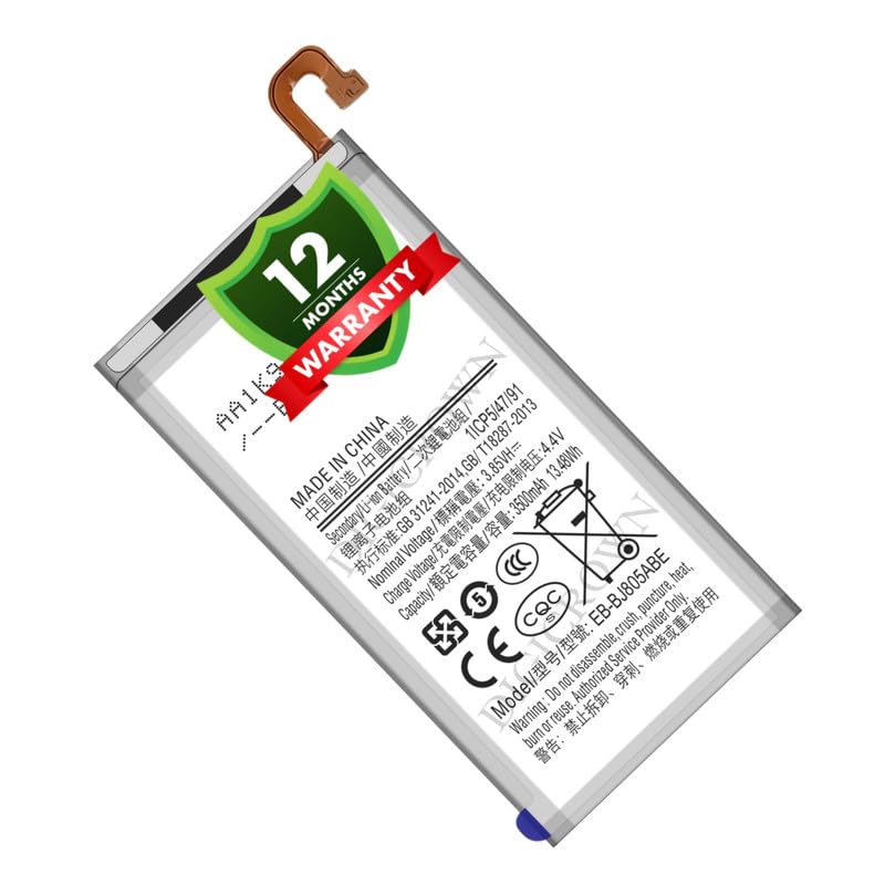 Image of Original EB-BJ805ABE Battery Compatible for Samsung Galaxy J8 | J8+ | A6+ (2018) | A9 Star Lite - (3500mAh) - 1 Year Warranty DF7