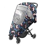 TAILLE UNIVERSELLE & PLIABLE: cette habillage pluie poussette s'adapte à presque toutes les poussettes standard du marché, comme la poussette de jogging, la poussette, le landau, etc. Cette housse de pluie pour poussette est douce et facile à plier. Les parents peuvent l'emporter avec eux partout où ils vont avec des bébés, il peut être facilement plié et rangé dans votre panier de rangement sous la poussette lorsqu'il n'est pas utilisé