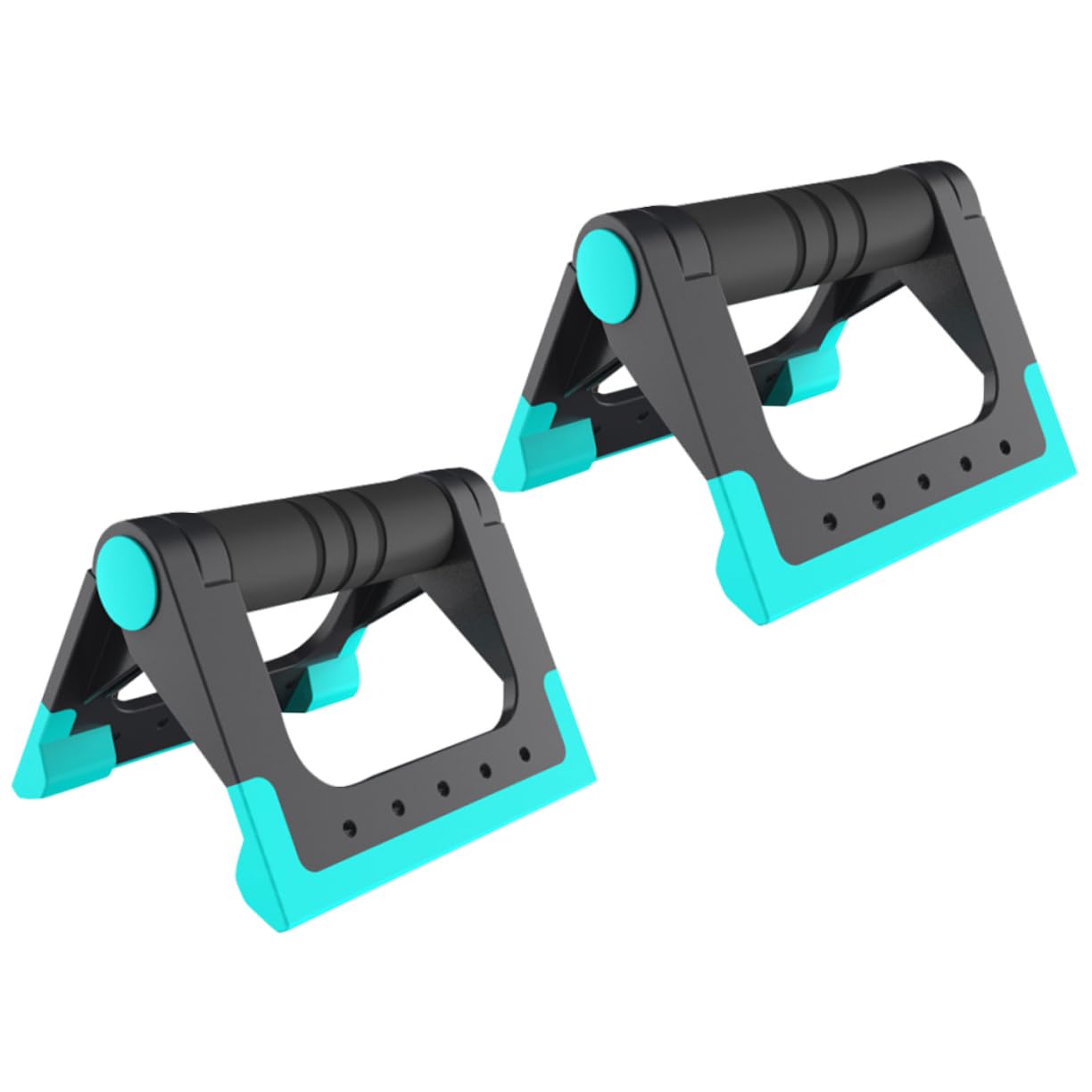 ifundom 1 Pair Indoor Exercise Rack Comfortable Handle Design Lightweight Fitness Apparatus for Home Workouts Durable Tpr Base for Stability and Floor Protection