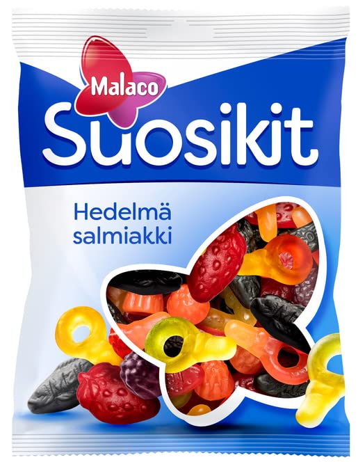 Malaco Favorites Fruit and Salmiakki mix Candy 4 Packs miniatura 1