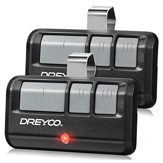 Dual 893max Universal Garage Door Opener Remote Compatible with LiftMaster Chamberlain Sears Yellow Purple Green Red Orange Button