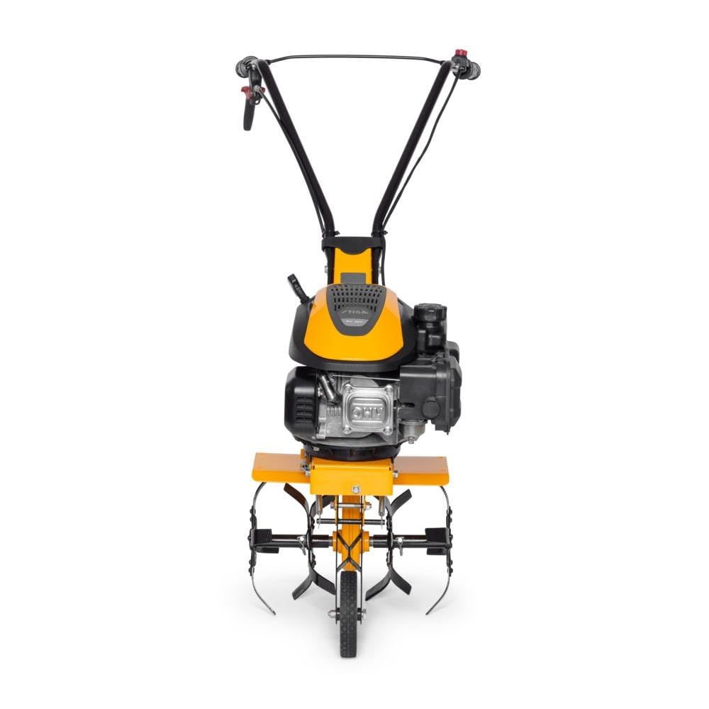 STIGA SRC 36 V Motozappa A Benzina, 123 cc, 36 cm – 4 Frese Metalliche, Ruotino Anteriore – Per Orti E Piccoli Campi