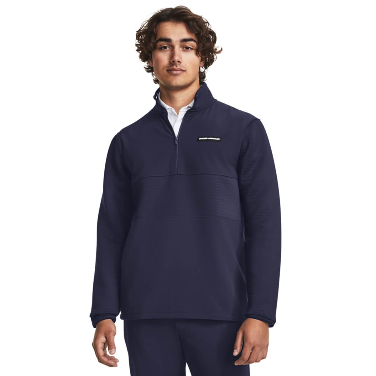 Under Armour Mens Daytona HZ Sweater - Midnight Navy/White - LG