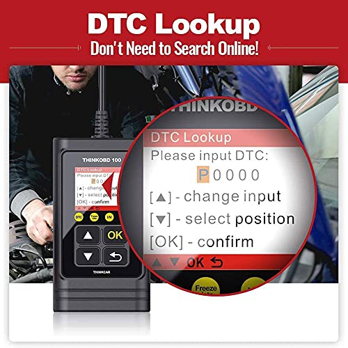 Image of THINKCAR OBD2 Scanner Diagnostic Tool, Scanner for Car with All System and 28+ Maintenance Services, Thinktool Mini Support Bidirectional Control and ECU Coding, Auto VIN and Update Free Lifetime