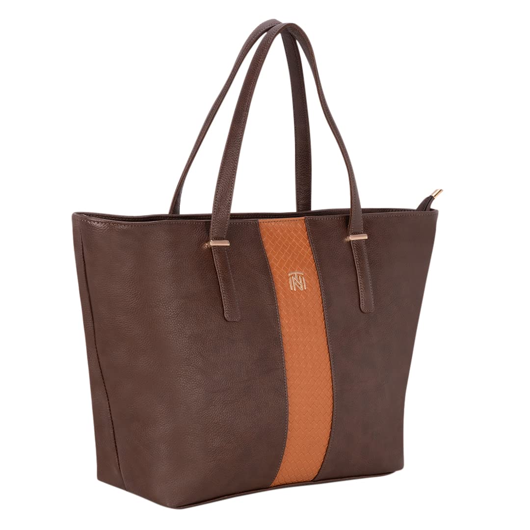 INIT Diana Dark Brown Pu Leather Satchel Women Handbag (B0BVHVBSCD) Amazon Price History, Amazon Price Tracker