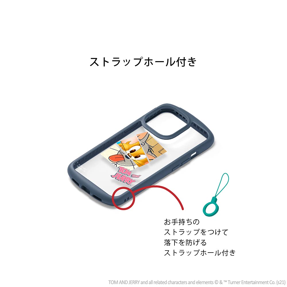 Premium Style iPhone 13 Pro用 ガラスタフケース [トムとジェリー] PG-WGT21N01TAJ