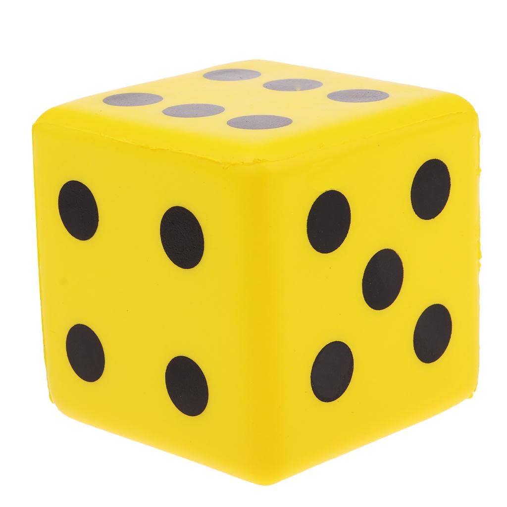Enakshi (LABEL) Sponge Dice Foam Dot Dice Playing Dice for Math Teaching Vent Toy Yellow (B0D7ZWGKL3) Amazon Price History, Amazon Price Tracker