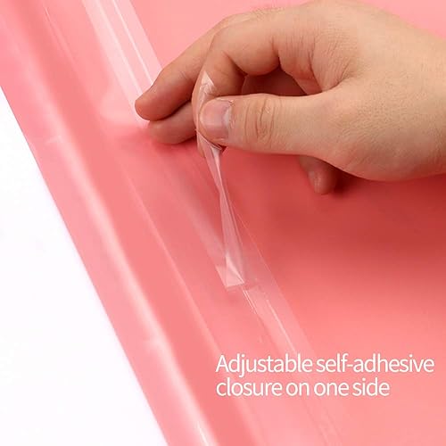 Miniatura 6 de EULANT 10 fundas de plástico transparente con cierre autoadhesivo ajustable, funda transparente para chaqueta, tamaño 16K para libros de 7.5 x 10.2