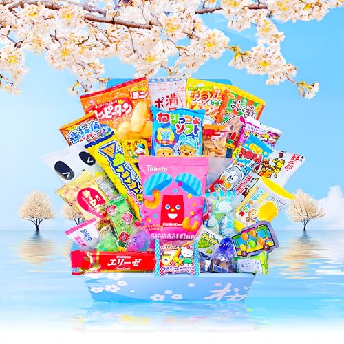 Sakura Box Japanese Snacks & Candy 30 Piece Dagashi Set Gift thumb #3