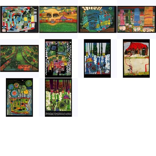 Kunstkarten-Set Friedensreich Hundertwasser I