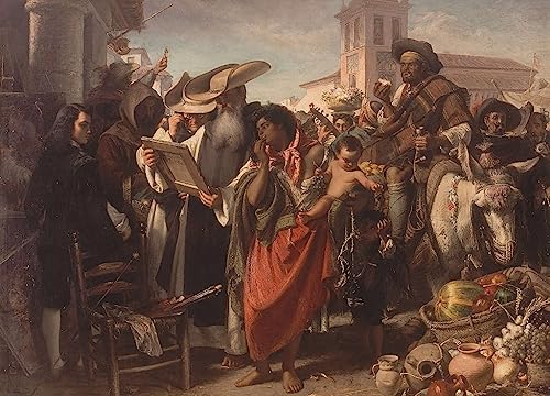 Tableau Murillo image sur toile pour habiller un grand mur vide avec une décoration 60x90cm