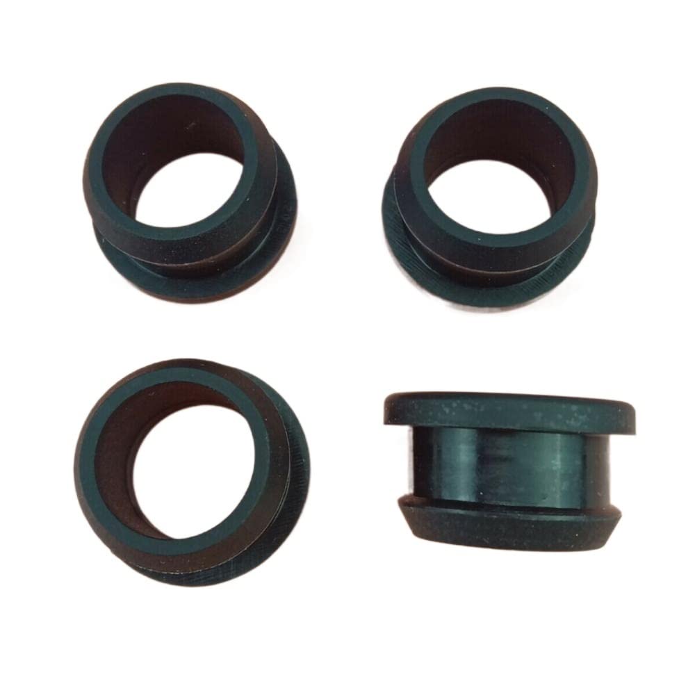 Gummistopfen, Silikonkautschuk Snap-On Tülle Loch Stecker Schwarz 4, 5-50