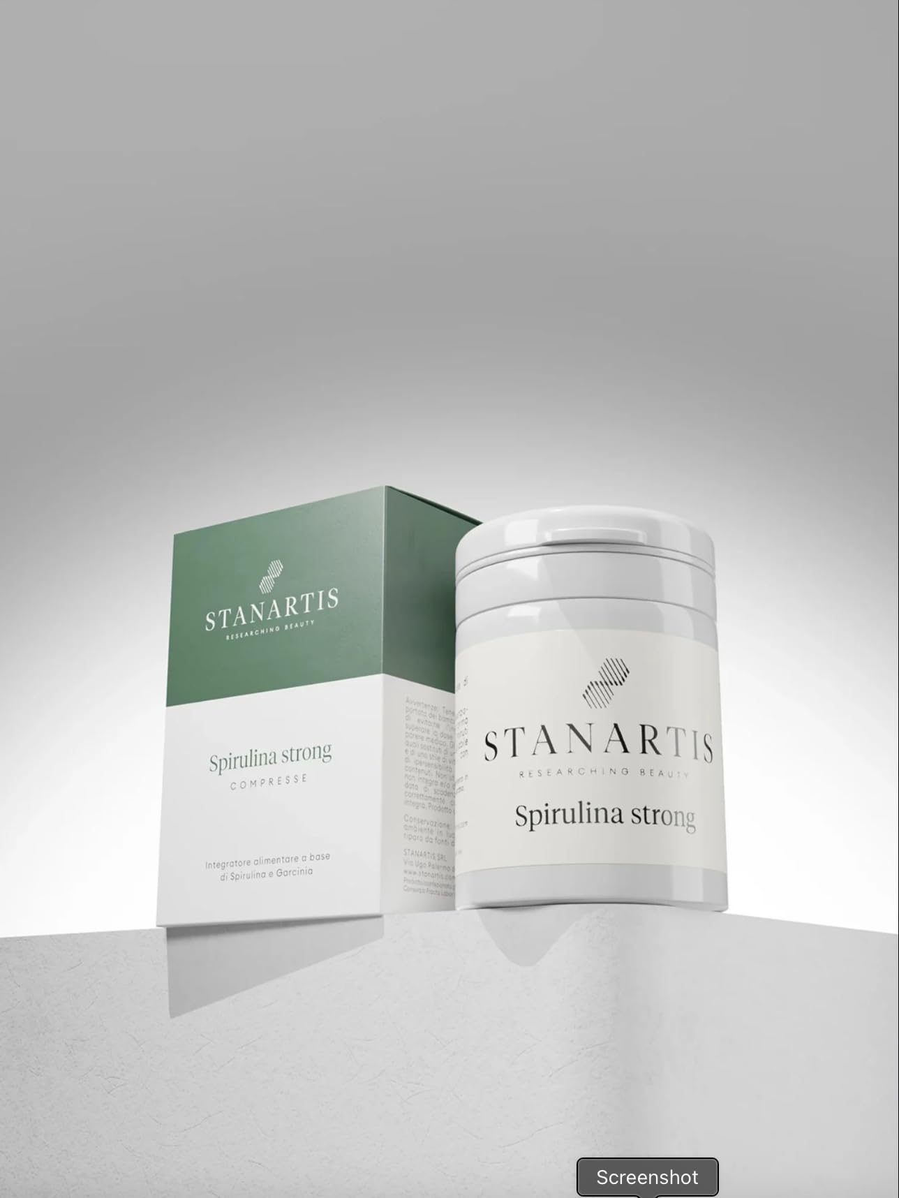 Stanartis Spirulina con Garcinia Cambogia – Controllo Peso, Energia e Sazietà – 30 Compresse – 500 mg Alga Spirulina + 500 mg Garcinia Cambogia