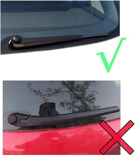 Miniatura 2 de Limpiaparabrisas delantero y trasero compatible con Seat Leon Typ 1P Hatchback 2009-2012 parabrisas ventana 26 + 26 + 11 pulgadas