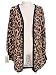 Imixcity Women Tops Leopard Batwing Chiffon Sheer Blouse
