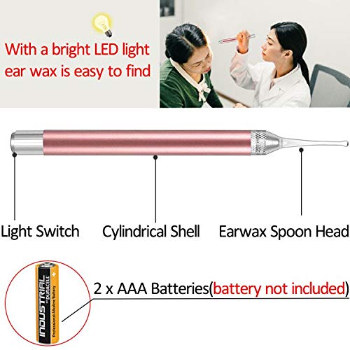 Earwax Removal Kit, Angela&Alex Ear Wax Cleaning Tool Including Ear Spray Bottle Bulb Syringe Ear Pick Kits for Cleaning and Flushing