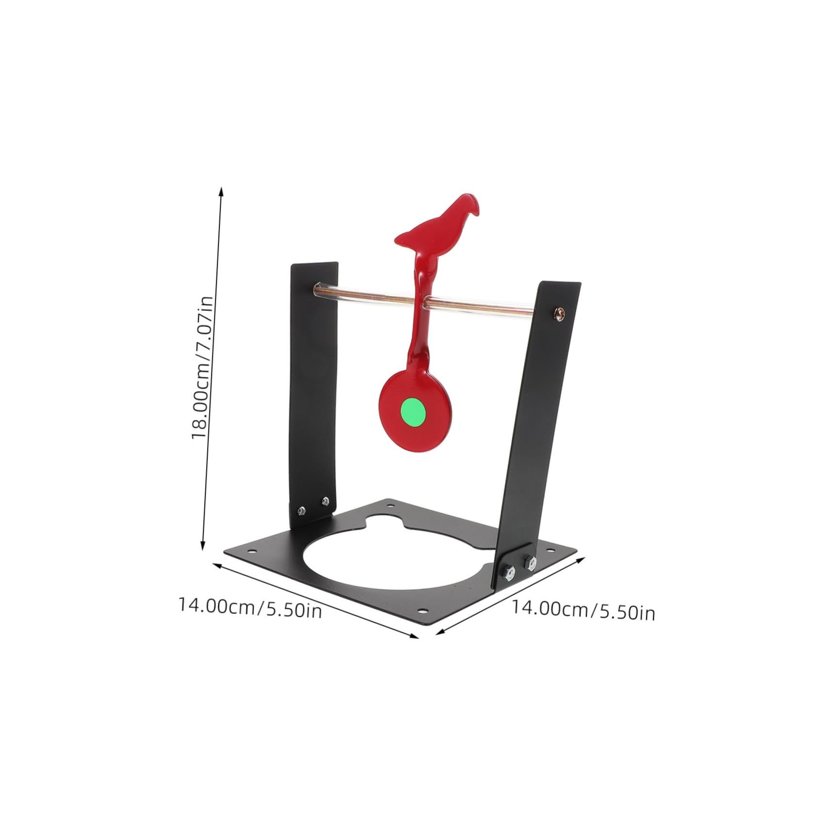 ifundom Stainless Steel Bird Target Convenient Stand Outdoor Practice Target Auto Reset for Archery Training