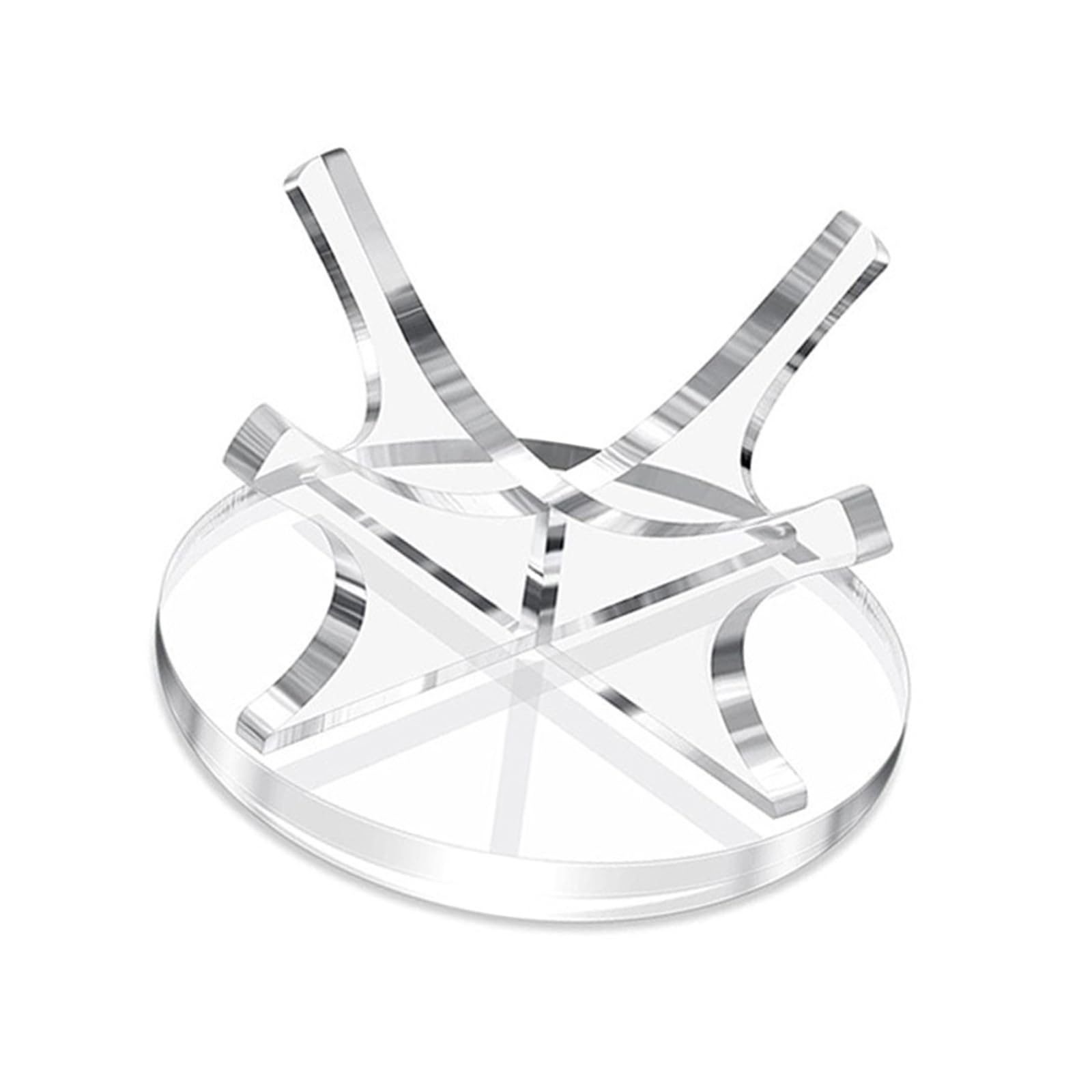 BIGULA Display Stand Baseball Holder for Balls, Acrylic Display Stand Small Balls Display Rack Baseball Softball Tennis Sport Balls Stand