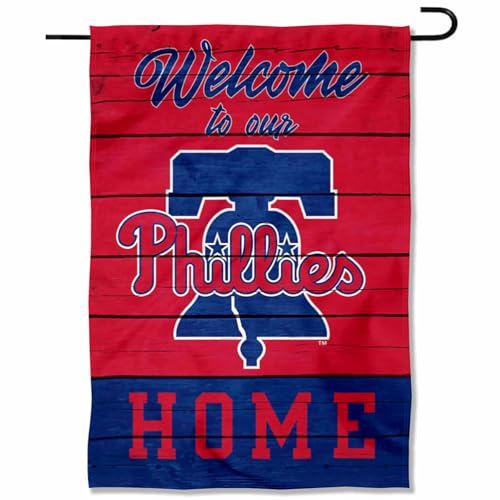 Bandera de jardín Philadelphia Phillies de doble cara WinCraft para decoración exterior