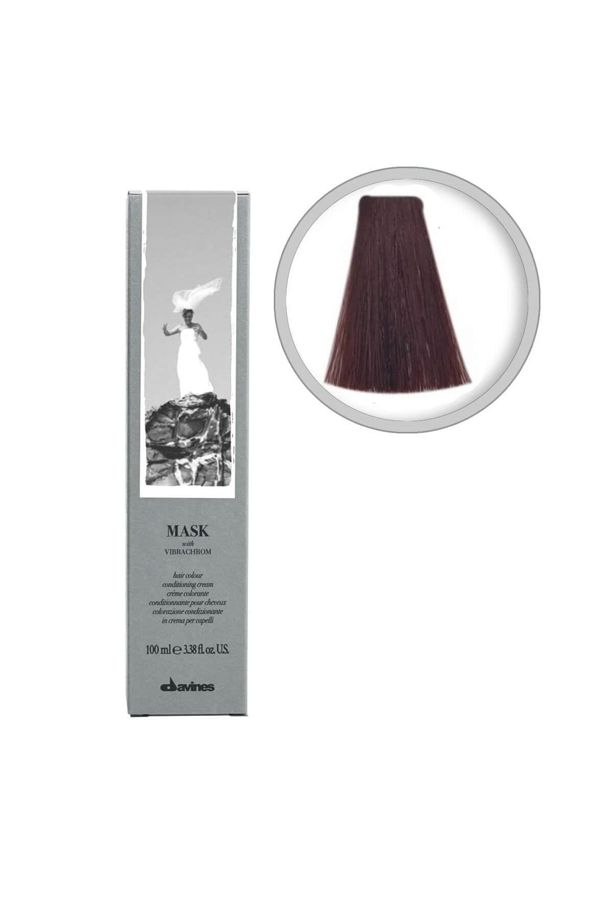 Davines Vibrachrom Mask Haarfarbe – Farbpflegecreme 6.06, 100 ml