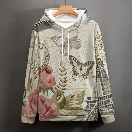 Sweatshirt pull Tour Eiffel UMENG pour exprimer votre amour du style parisien - 4