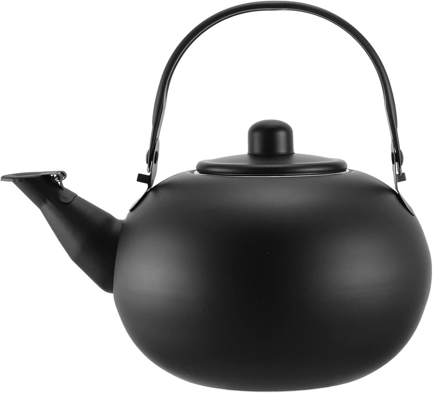Black Tea kettle Stovetop with Infuser and Lid Teapot with Infuser 304 Stainless Steel Coffee Kettle
