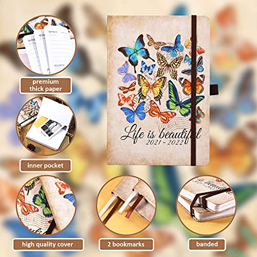 Dagboek 2021-2022 - Academisch dagboek van juli 2021 tot juni 2022, Midjaar Dagboek A5 Wekelijks en Maandelijks te… - Image 3