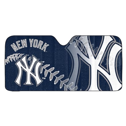 Image of FANMATS MLB Unisex-Adult Windshield Sun Auto Shade 59 inch x 29.5 inch