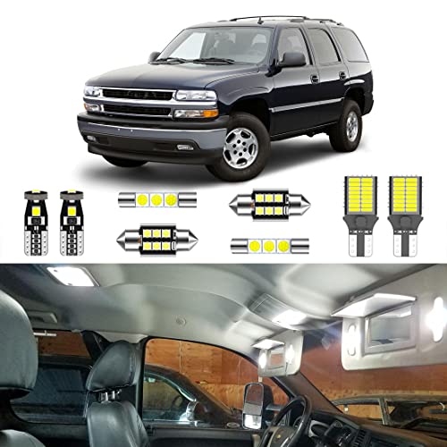 Kit de 20 luces LED interiores blancas para Chevrolet Tahoe y GMC Yukon miniatura 1