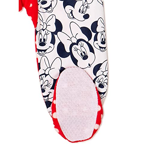 AME INTLMinnie Mouse Baby Toddler Girls Blanket Sleeper, Sizes 12M-5T (4T) Red3