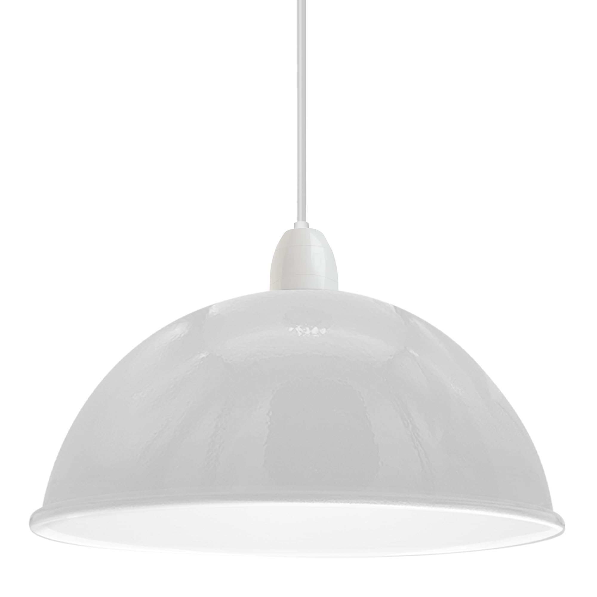 DC VOLTAGE Metal Lamp Shades Living Room Ceiling Pendant Light Shade 21cm Easy Fit Lampshades Only for Industrial Ceiling Light Fitting Bedroom, Kitchen(Free Reducer Plate)
