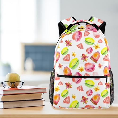 Sac de voyage décontracté grande capacité imprimé donuts pour filles et garçons