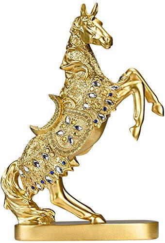 Dekorative Accessoires Wohnaccessoires Schreibtischdekoration Neues Haus Wohnzimmer Couchtisch Goldenes Pferd Schlafzimmer Nachttischdekoration