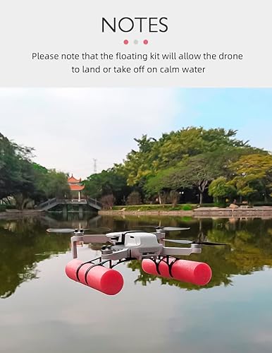 Miniatura 8 de Para DJI Mini 3 PRO tren de aterrizaje, kit de expansión de flotador de tren de aterrizaje de agua, extensión de aterrizaje de pierna para DJI Mini